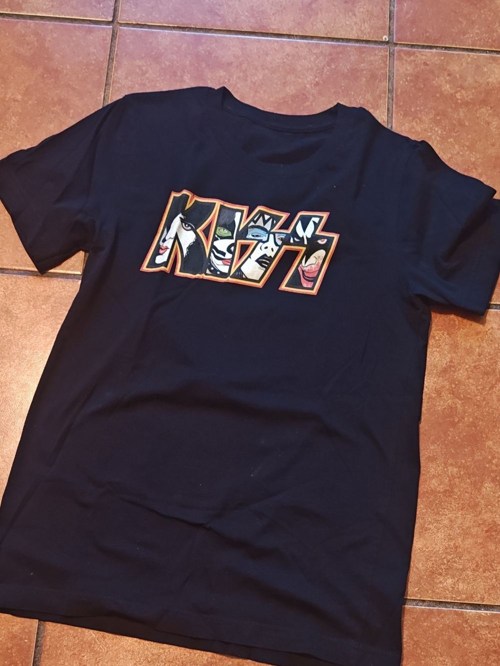 KISS Graphic Womens T-Shirt in Black